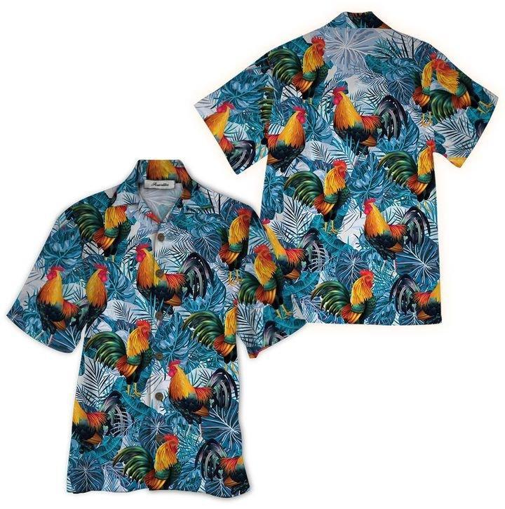 Rooster Hawaiian Shirt Pre10273