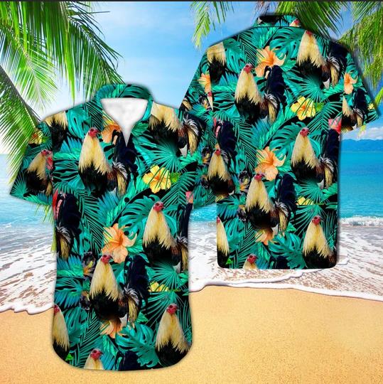 Rooster Hawaiian Shirt Pre10990