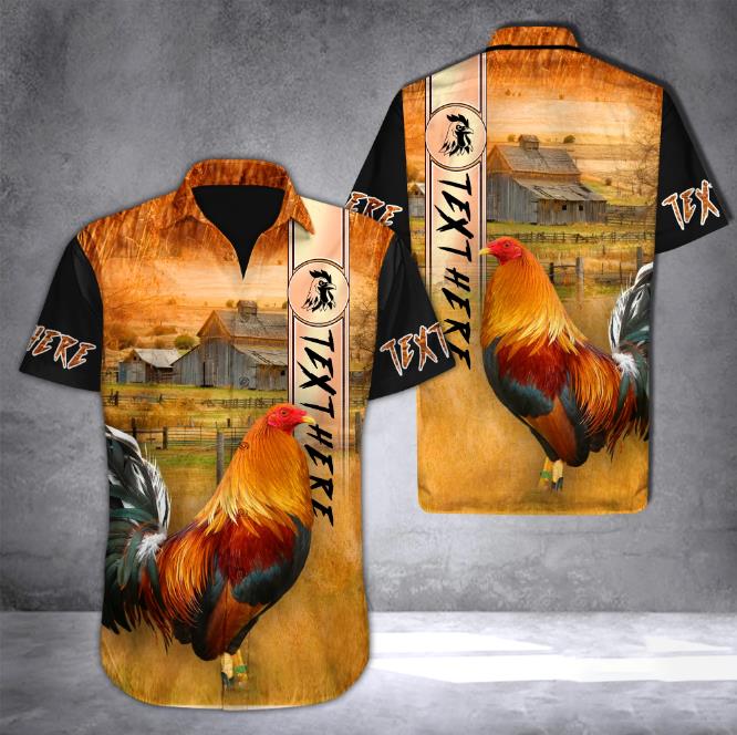 Rooster Hawaiian Shirt Pre10993 Rooster Hawaiian Shirt Pre10993