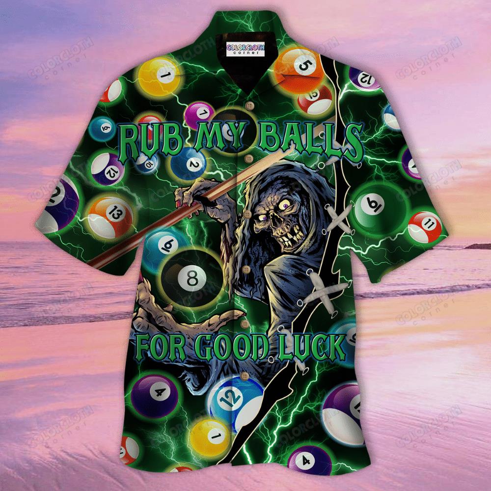 Rub My Ball For Good Luck Hawaiian Shirt Pre10813