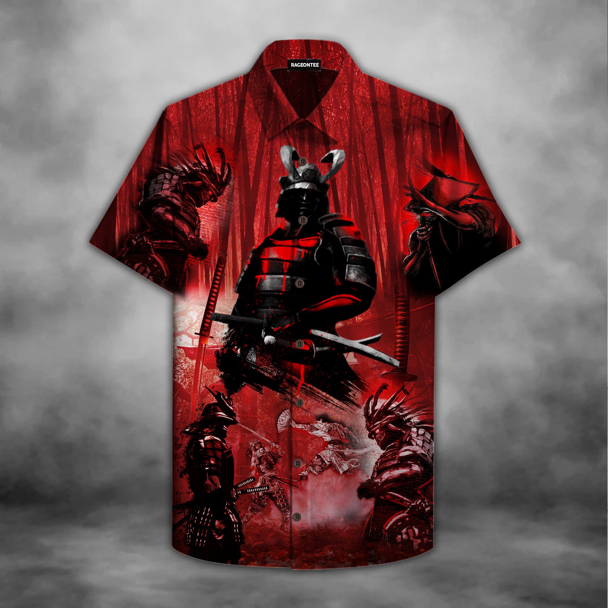 Samurai Combat Hawaiian Shirt Pre11399
