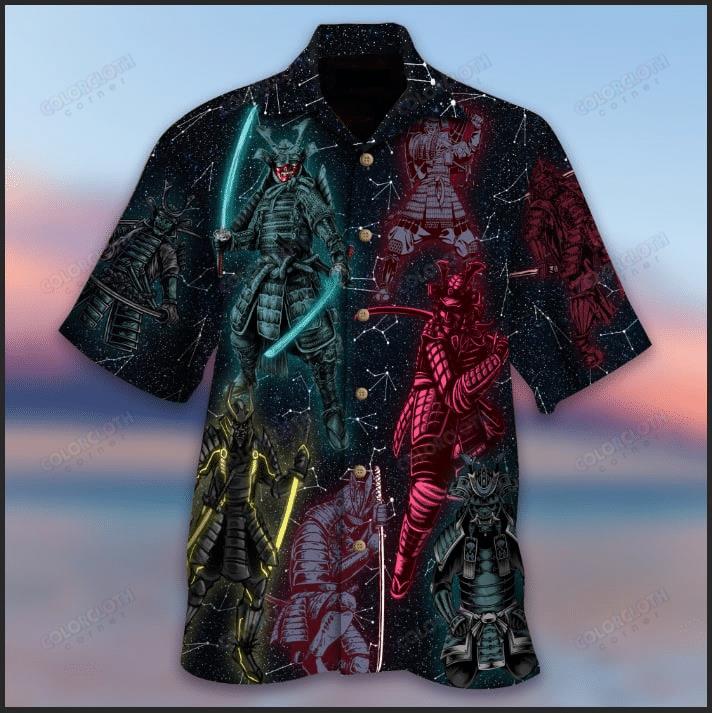 Samurai Hawaiian Shirt Pre10806