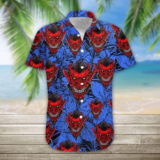 Samurai Hawaiian Shirt Pre12417