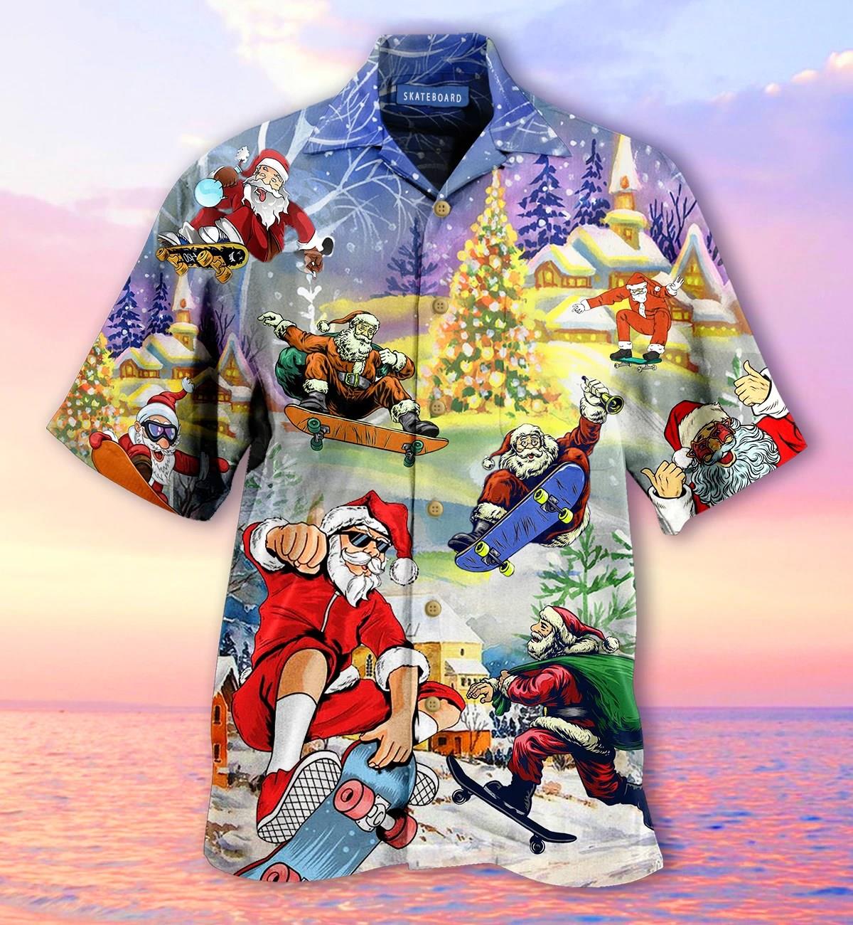 Santa Claus Hawaiian Shirt Pre12464