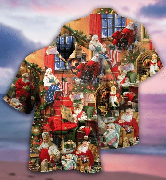 Santa Claus In Daily Life Hawaiian Shirt Pre12455