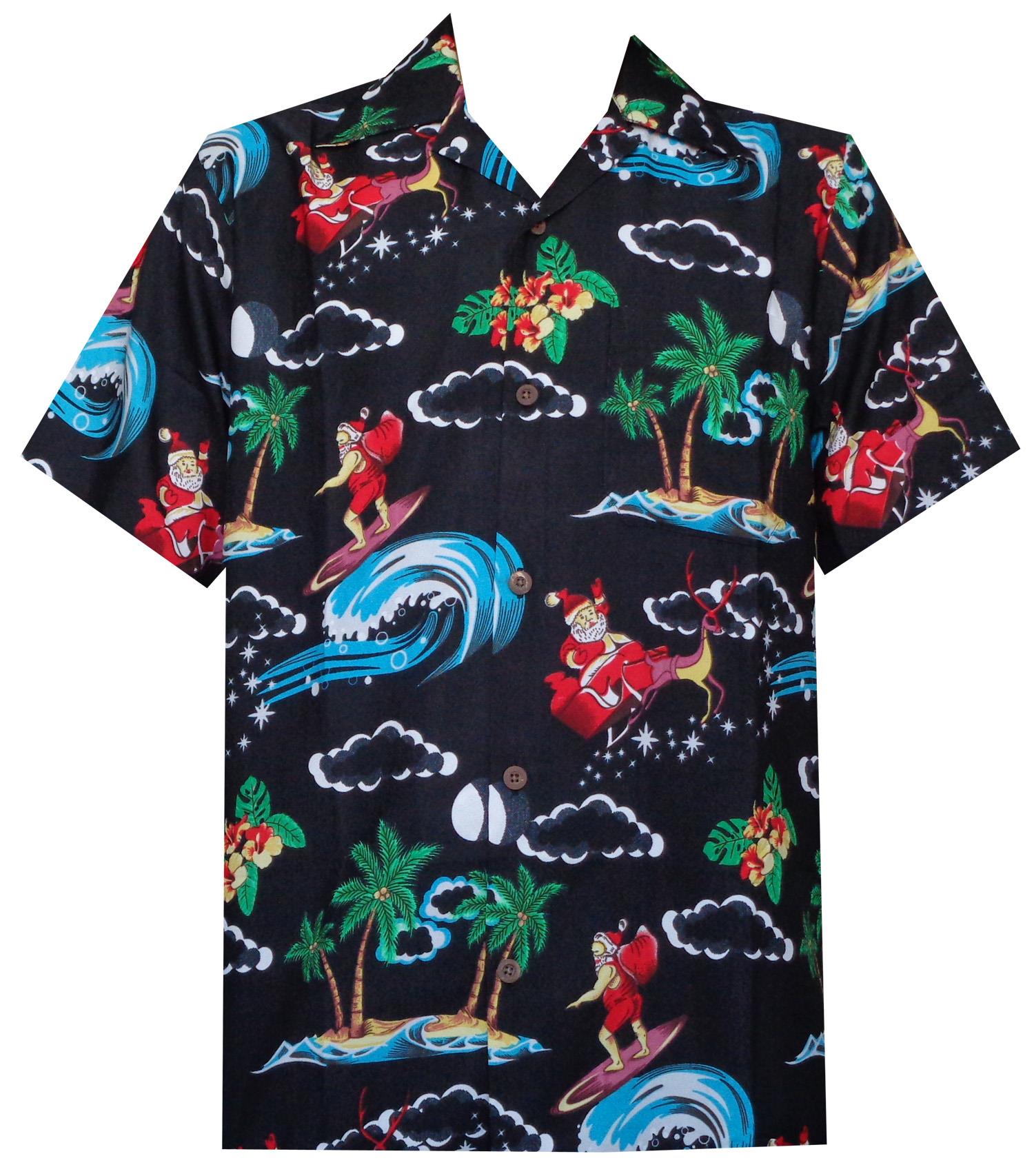 Santa On The Beach Hawaiian Shirt Pre10970