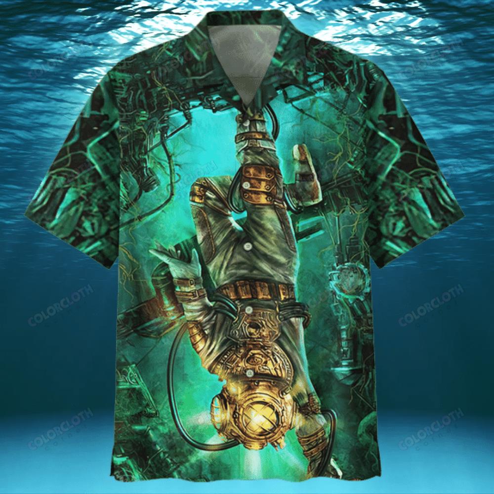 Scuba Diving Hawaiian Shirt Pre10805 Scuba Diving Hawaiian Shirt Pre10805
