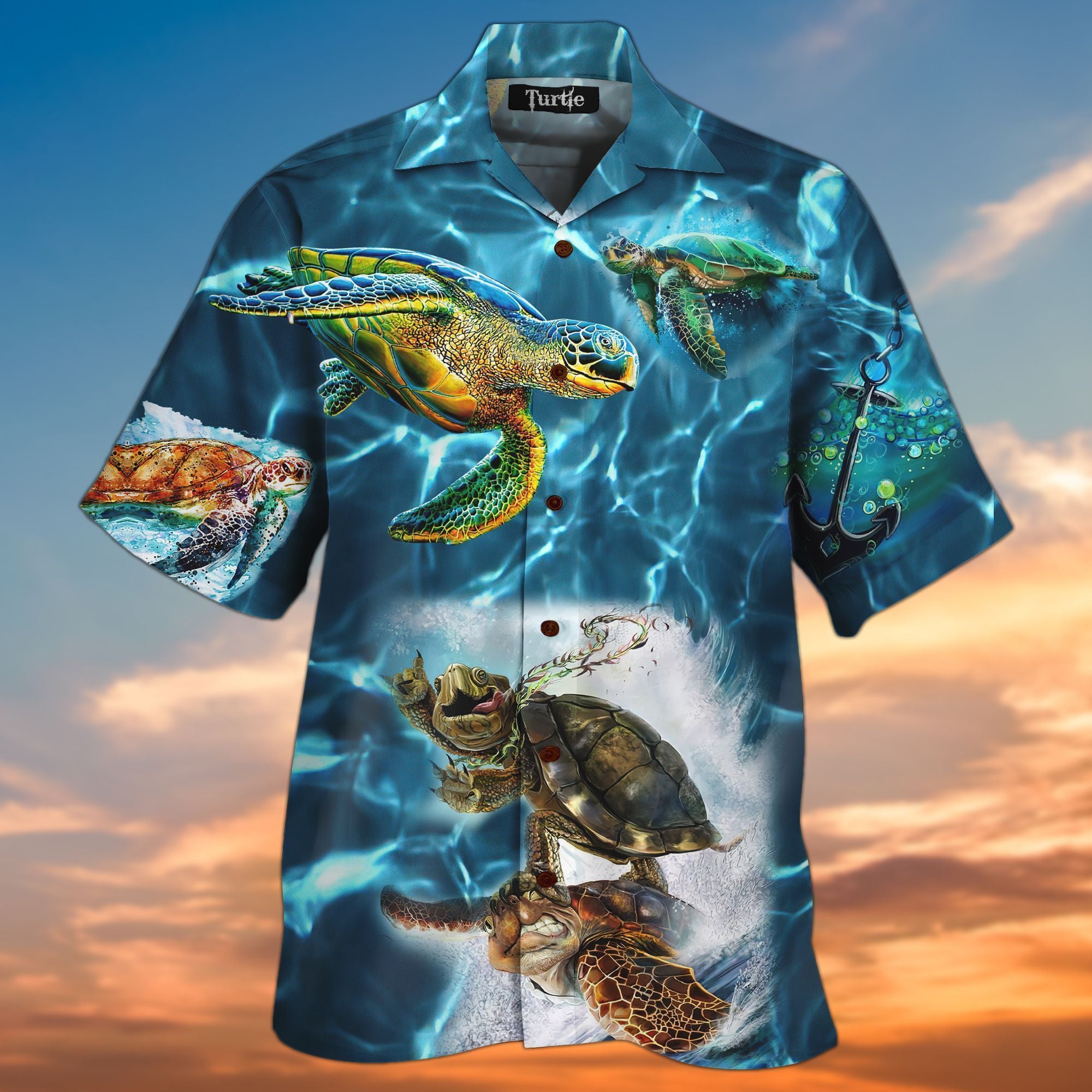 Sea Turtle Hawaiian Shirt Pre11369 Sea Turtle Hawaiian Shirt Pre11369