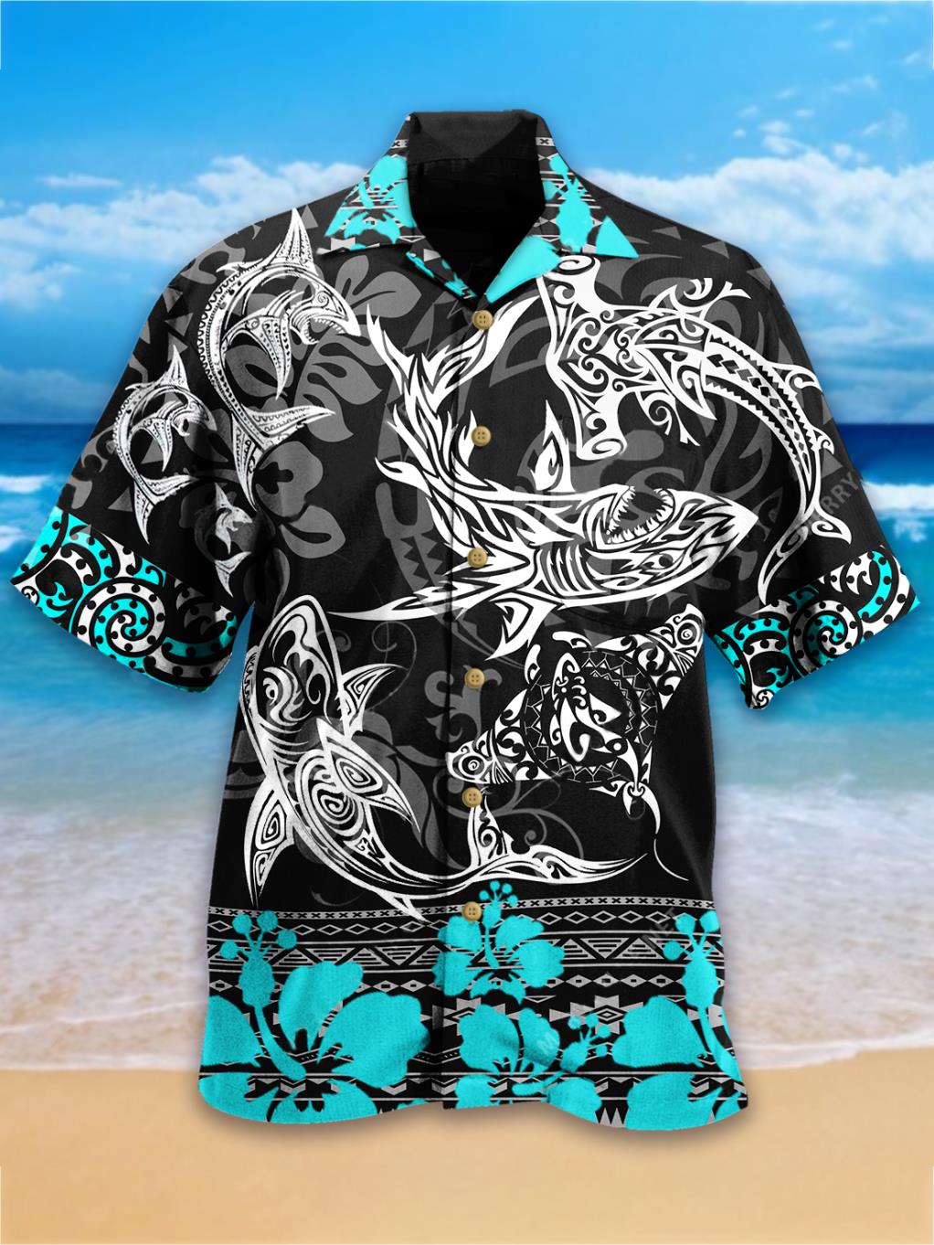 Shark Fishing Hawaiian Shirt Pre11835 Shark Fishing Hawaiian Shirt Pre11835