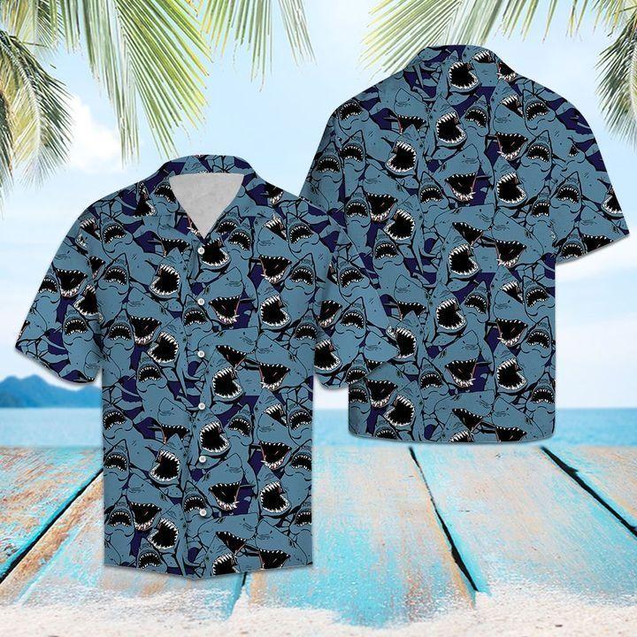 Shark Hawaiian Shirt Pre12346 Shark Hawaiian Shirt Pre12346