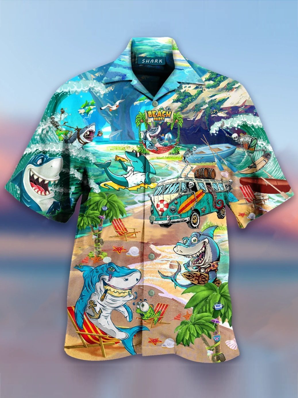 Sharks Hawaiian Shirt Pre11583 Sharks Hawaiian Shirt Pre11583