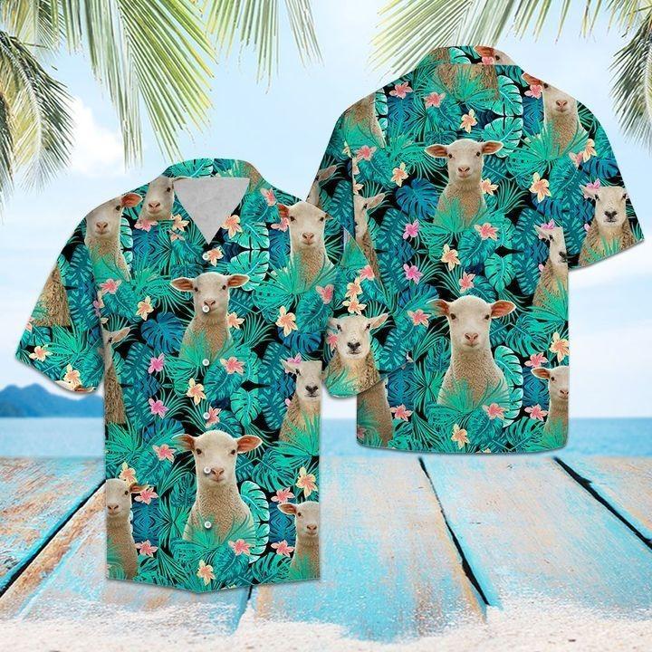 Sheep Tropical Hawaiian Shirt Pre11997