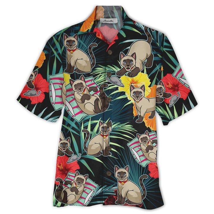 Siamese Cat Hawaiian Shirt Pre10226
