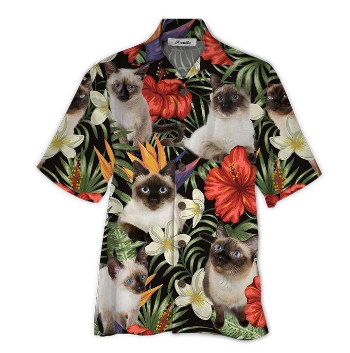 Siamese Cat Hawaiian Shirt Pre10285