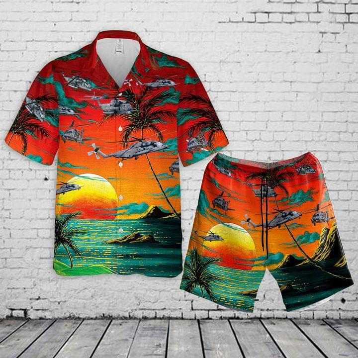 Sikorsky Mh-53 Pave Low Set Hawaiian Shirt Pre11059