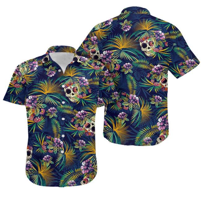 Skull Art Hawaiian Shirt Pre10681 Skull Art Hawaiian Shirt Pre10681