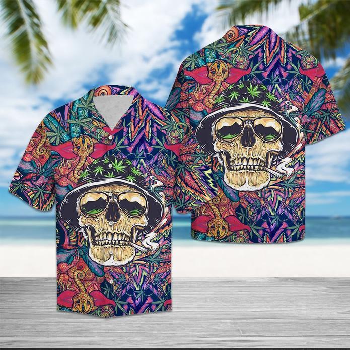 Skull Awesome Hawaiian Shirt Pre10248 Skull Awesome Hawaiian Shirt Pre10248