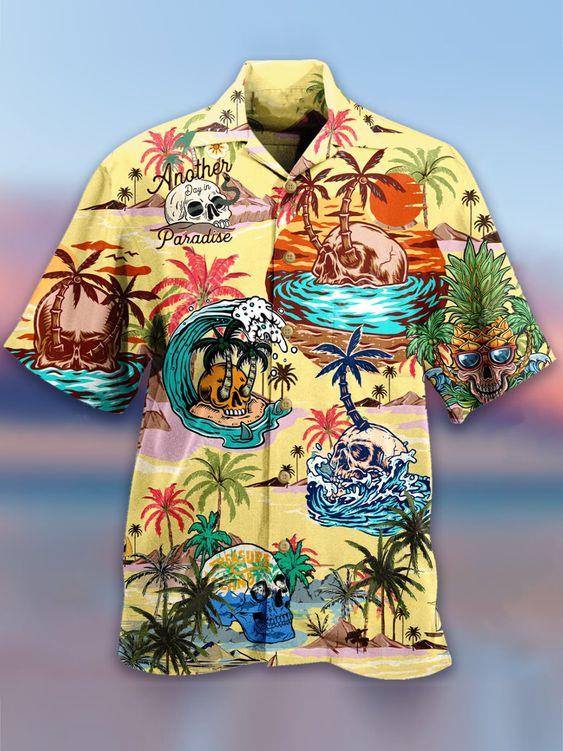 Skull Hawaiian Shirt Pre11577