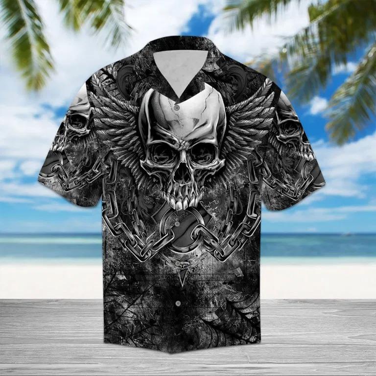 Skull Hawaiian Shirt Pre11762