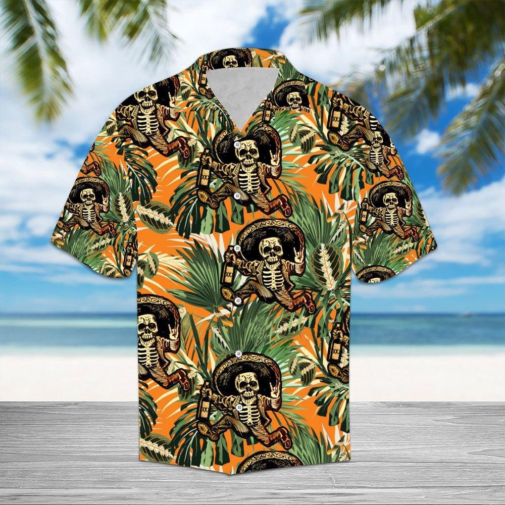 Skull Hawaiian Shirt Pre12357