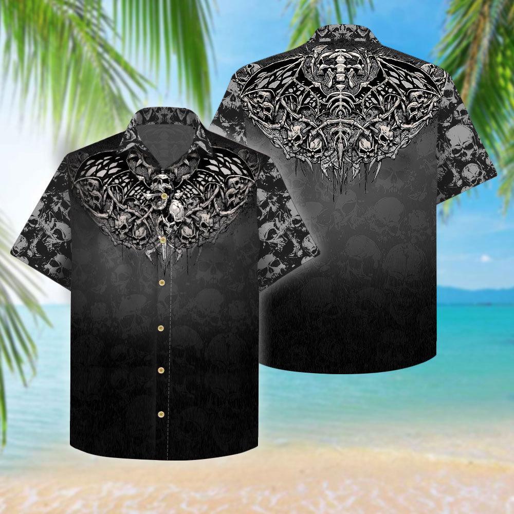 Skull Hawaiian Shirt Pre12358