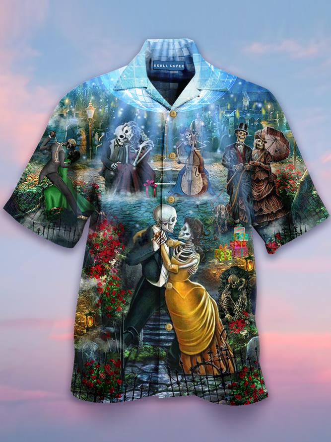 Skull Hawaiian Shirt Pre12388