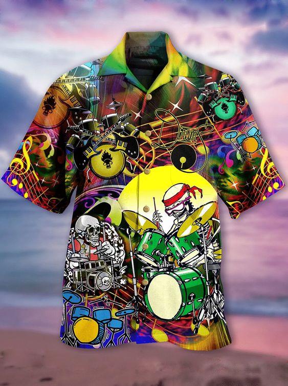 Skull Hawaiian Shirt Pre12398