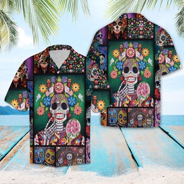 Skull Sugar Hawaiian Shirt Pre12261 Skull Sugar Hawaiian Shirt Pre12261