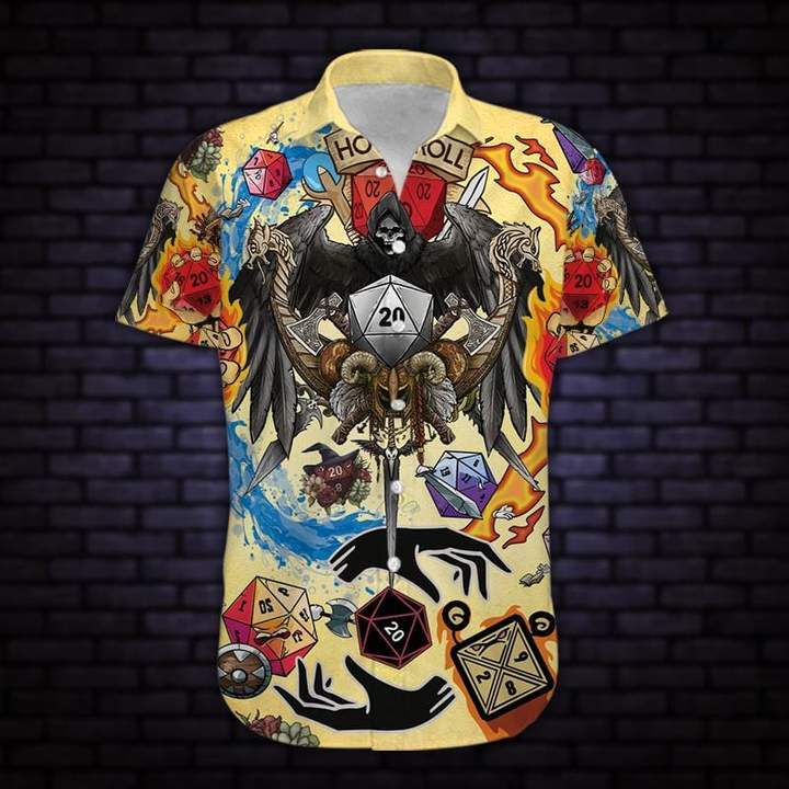 Skull Take A Chance And Roll The Dice Hawaiian Shirt Pre12275 Skull Take A Chance And Roll The Dice Hawaiian Shirt Pre12275