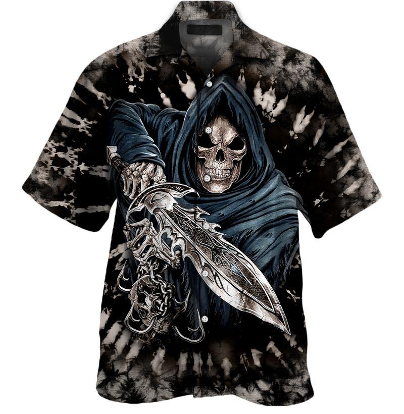 Skull Warrior Hawaiian Shirt Pre11146