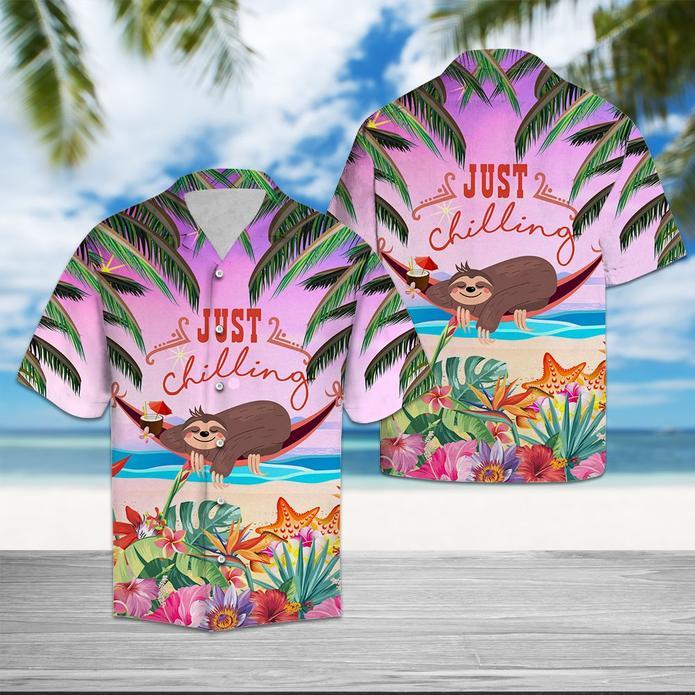 Sloth Chilling Hawaiian Shirt Pre10268 Sloth Chilling Hawaiian Shirt Pre10268