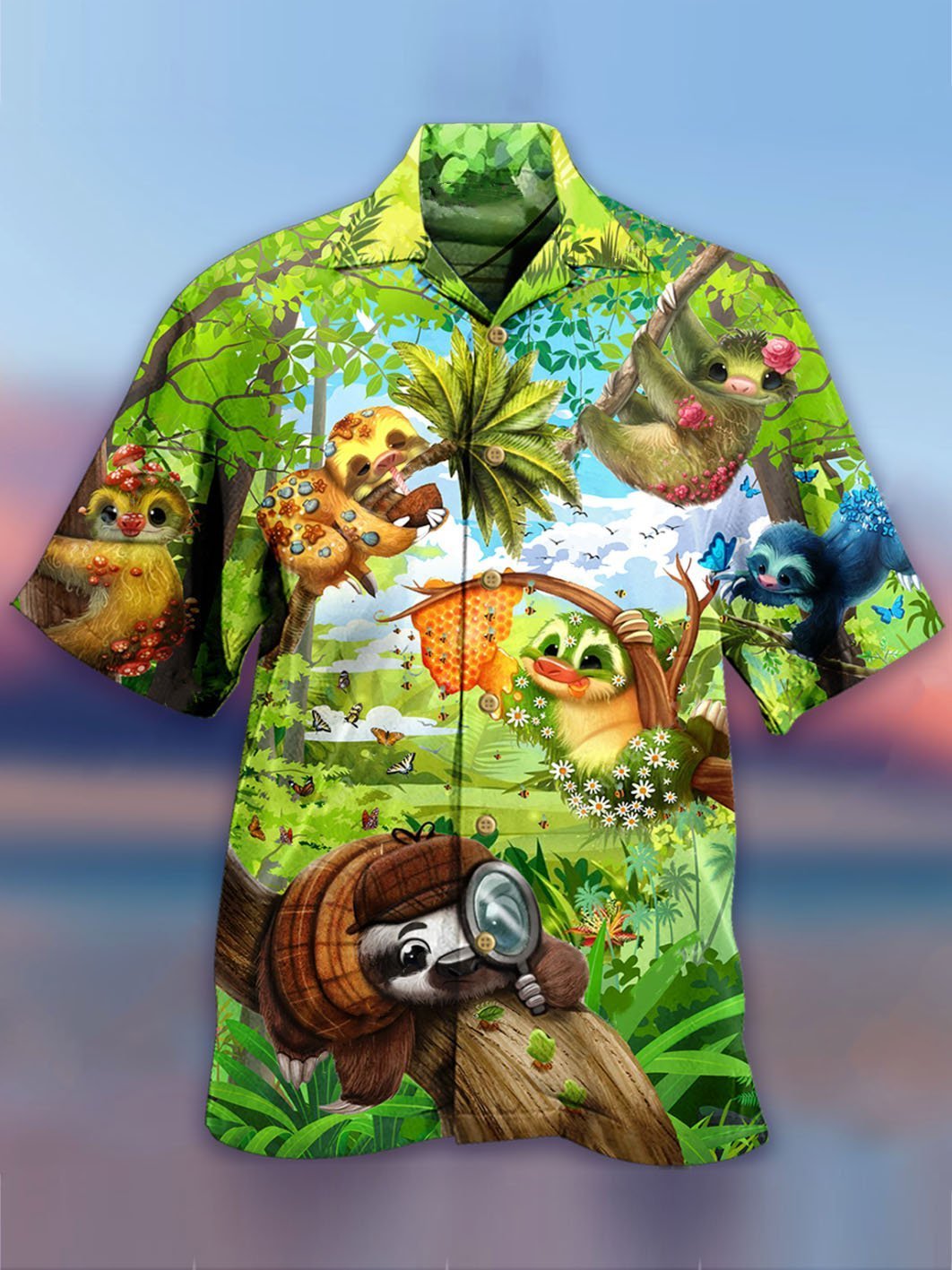 Sloth Hawaiian Shirt Pre11607 Sloth Hawaiian Shirt Pre11607