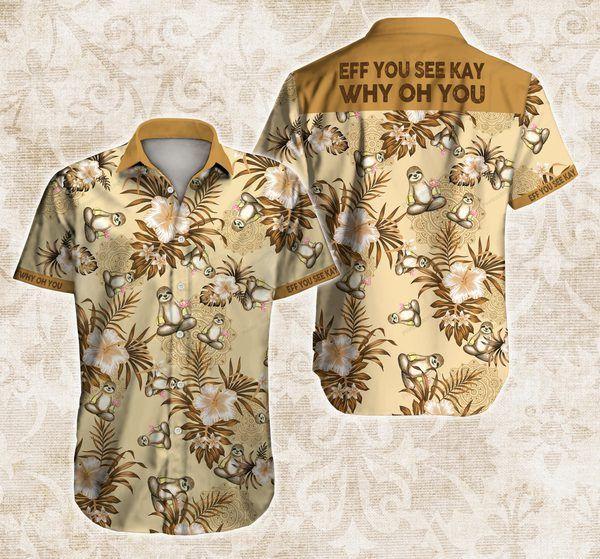 Sloth Hawaiian Shirt Pre12266 Sloth Hawaiian Shirt Pre12266