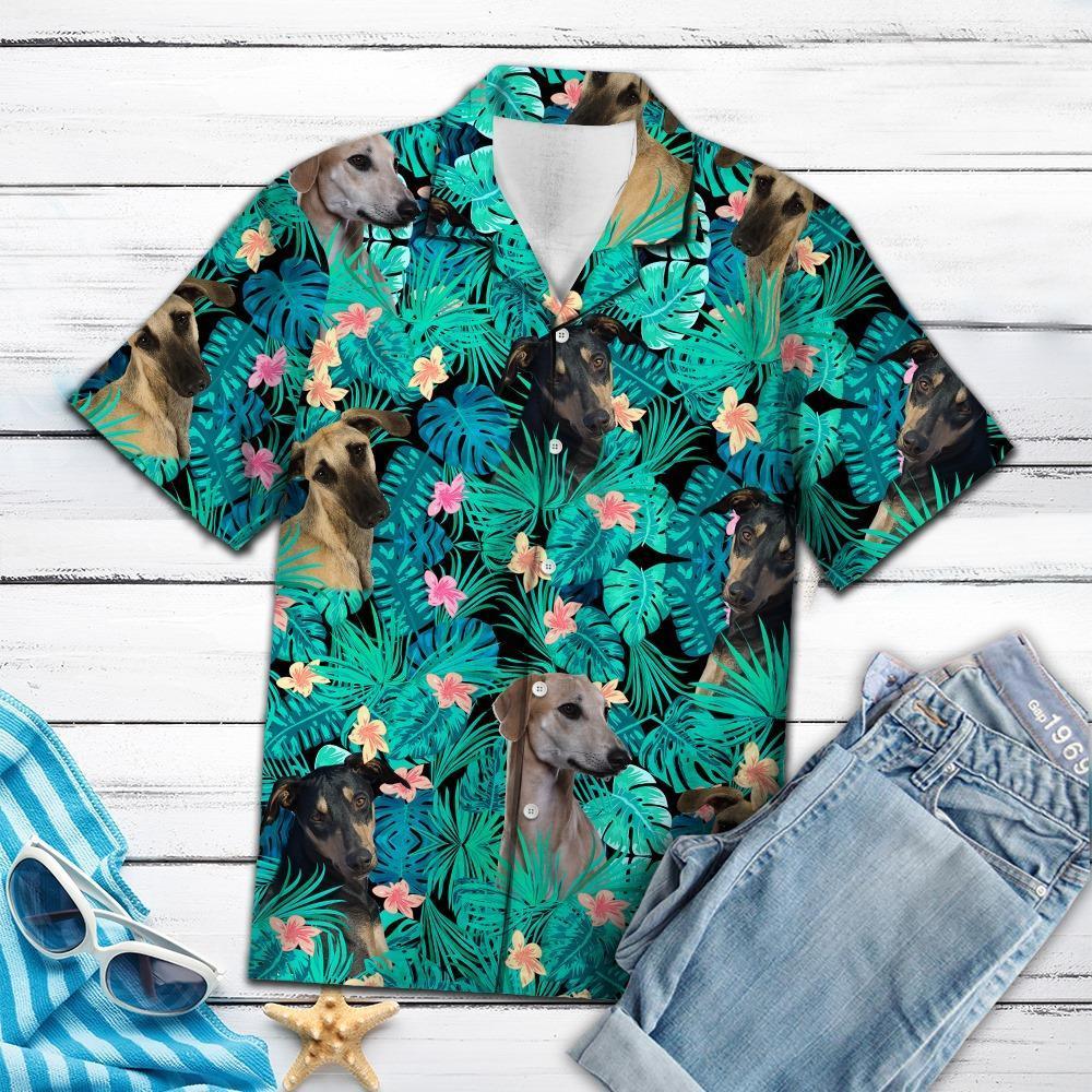 Sloughi Tropical Hawaiian Shirt Pre12257