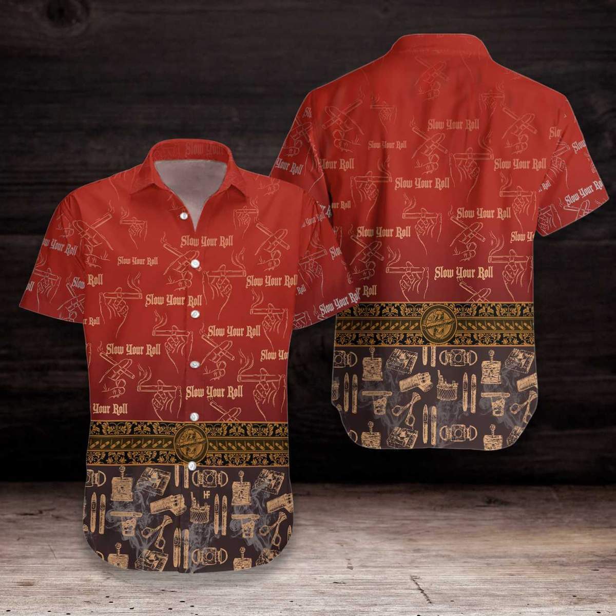 Slow Your Roll Pattern Hawaiian Shirt Pre12313 Slow Your Roll Pattern Hawaiian Shirt Pre12313