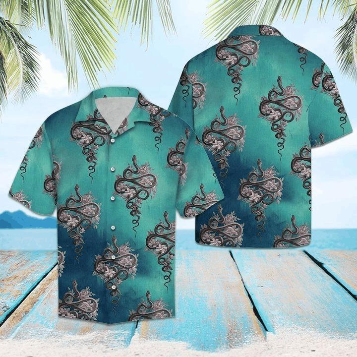 Snake Flower Hawaiian Shirt Pre12243