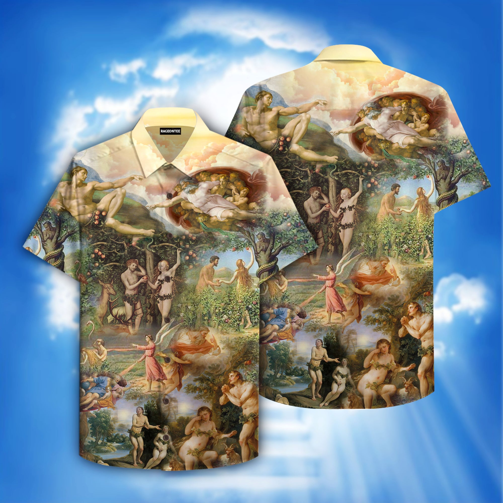 Snake Of Eden Garden Hawaiian Shirt Pre11434 Snake Of Eden Garden Hawaiian Shirt Pre11434