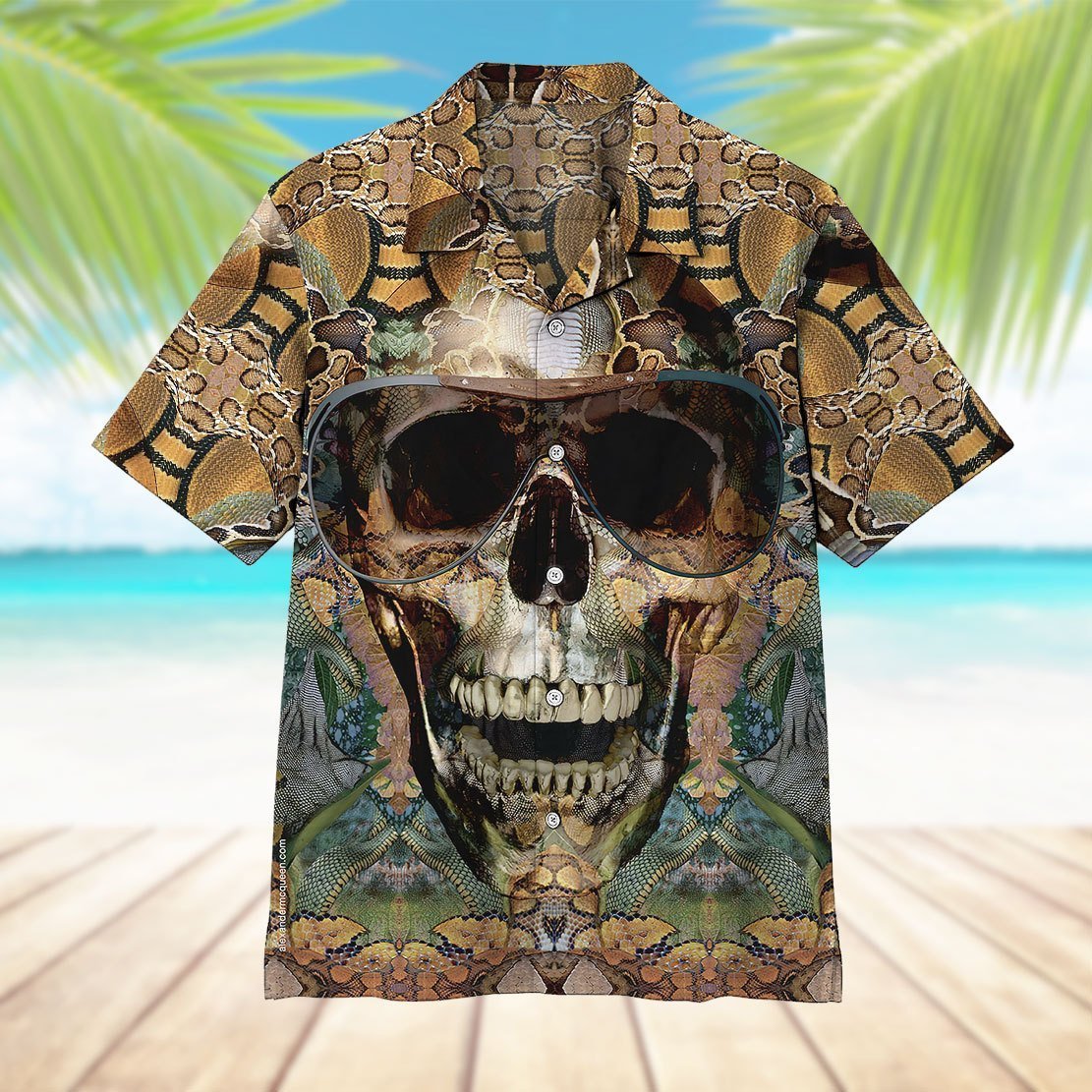 Snake Skull Hawaiian Shirt Pre11789