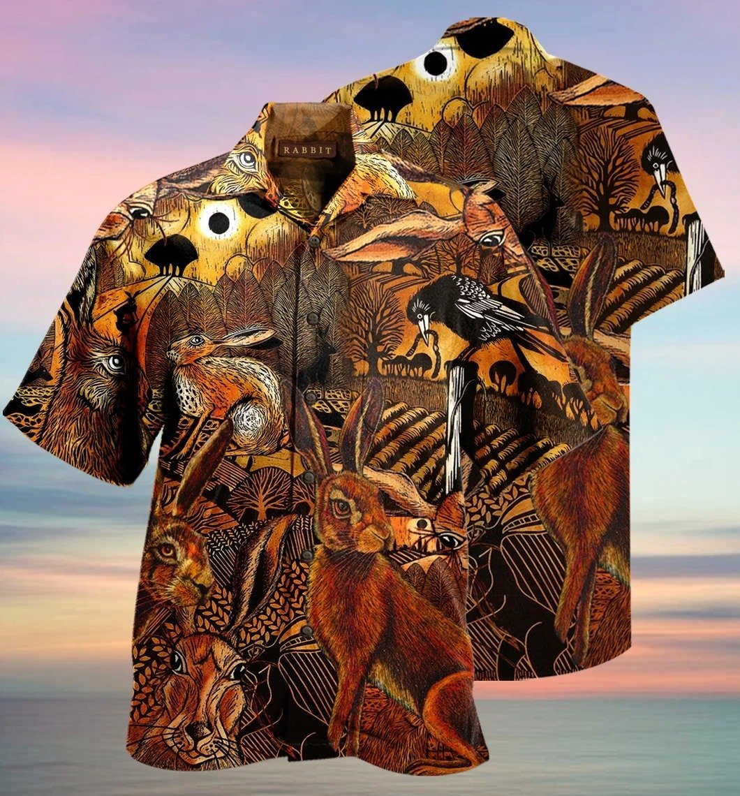 Spooky Hares Hawaiian Shirt Pre12307