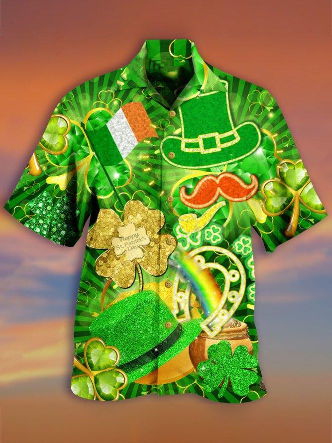 St Patricks Day Hawaiian Shirt Pre10145