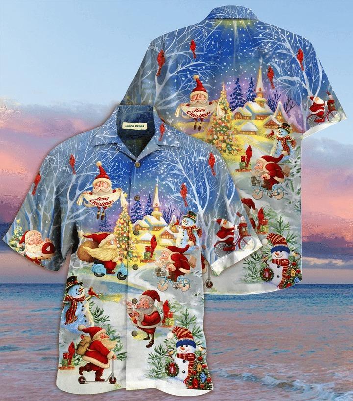 Stay Cool Santa Claus Hawaiian Shirt Pre11957 Stay Cool Santa Claus Hawaiian Shirt Pre11957