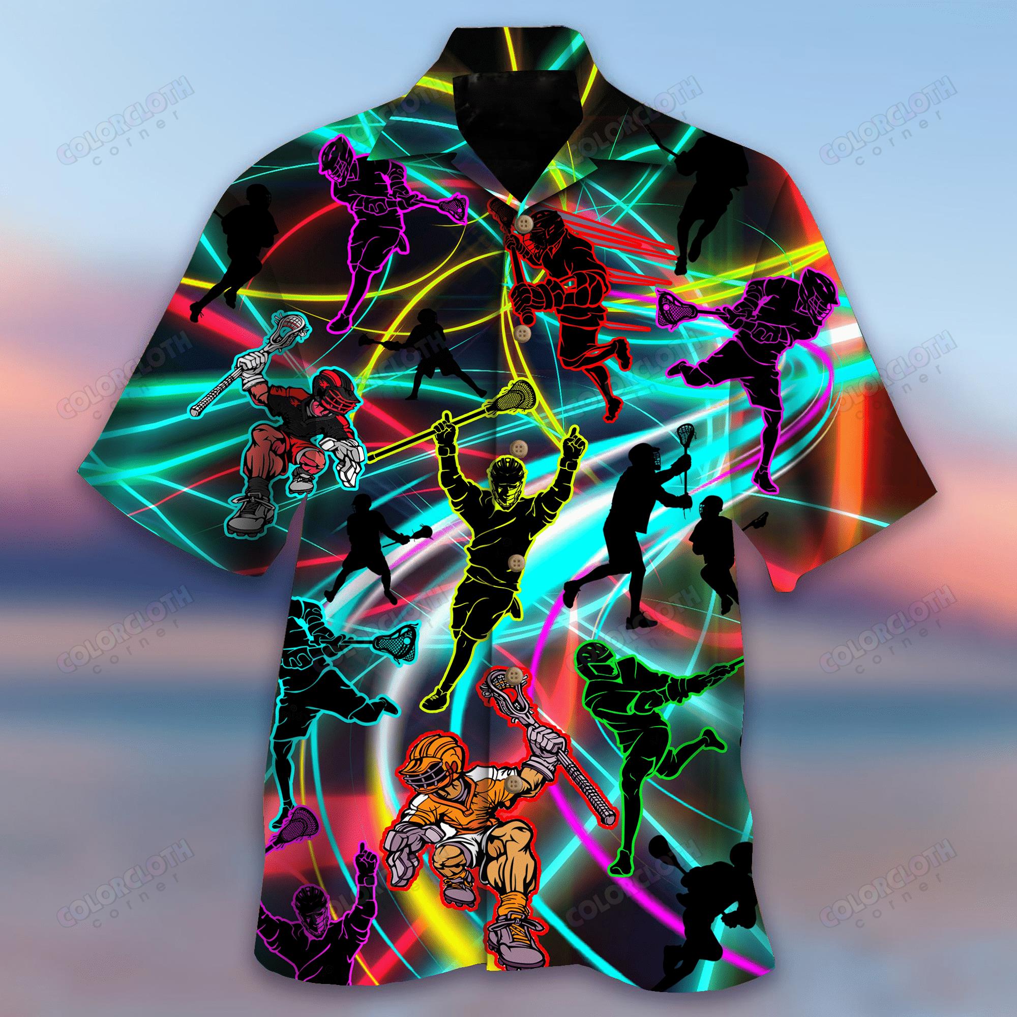 Stick Together With Lacrosse Hawaiian Shirt Pre10797