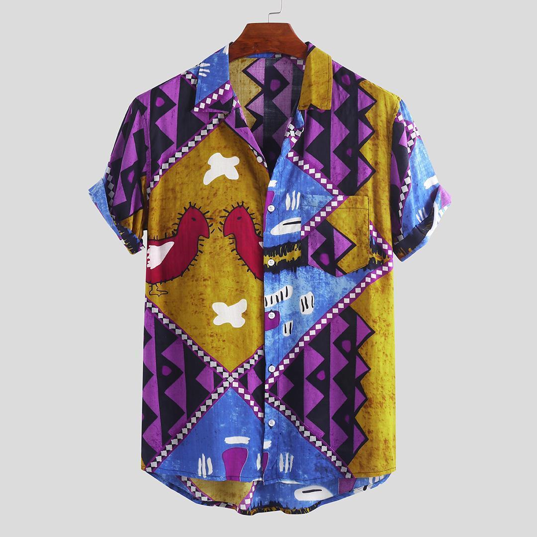 Summer Color Hawaiian Shirt Pre12253 Summer Color Hawaiian Shirt Pre12253