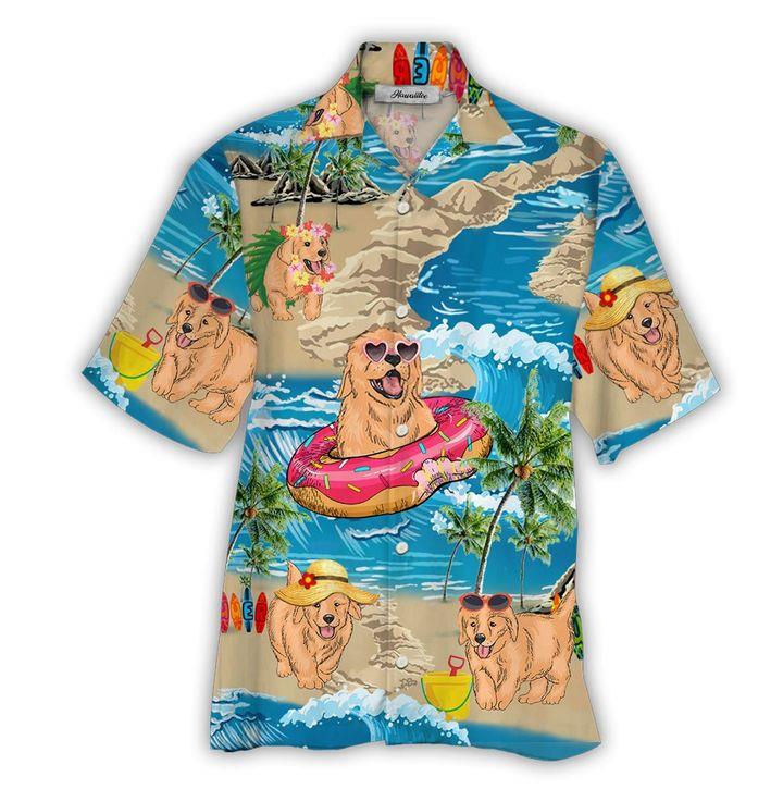 Summer Dog Hawaiian Shirt Pre10304