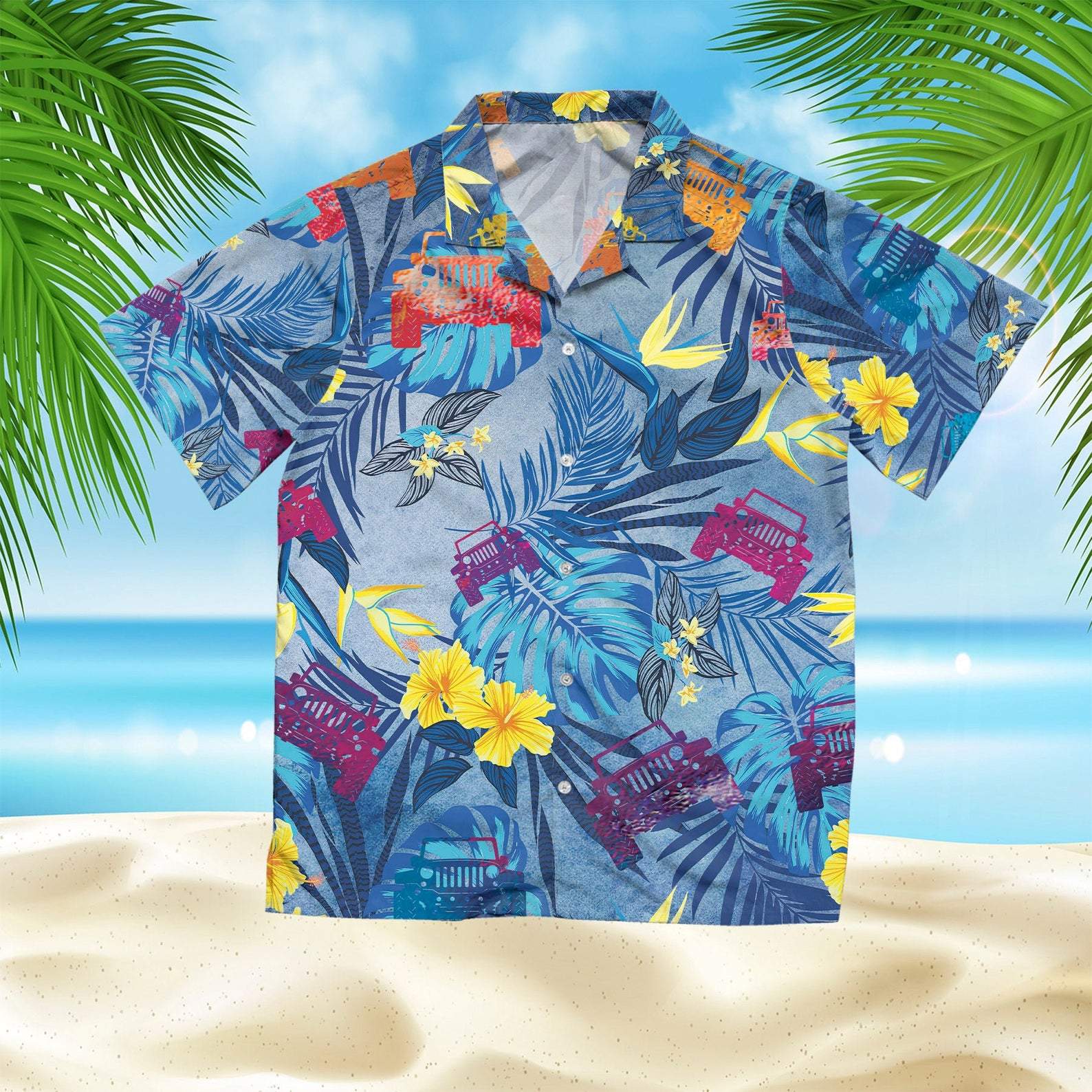 Summer Vibe Tropical Hawaiian Shirt Pre12306