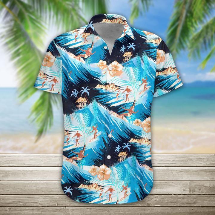 Surfing Hawaiian Shirt Pre12258