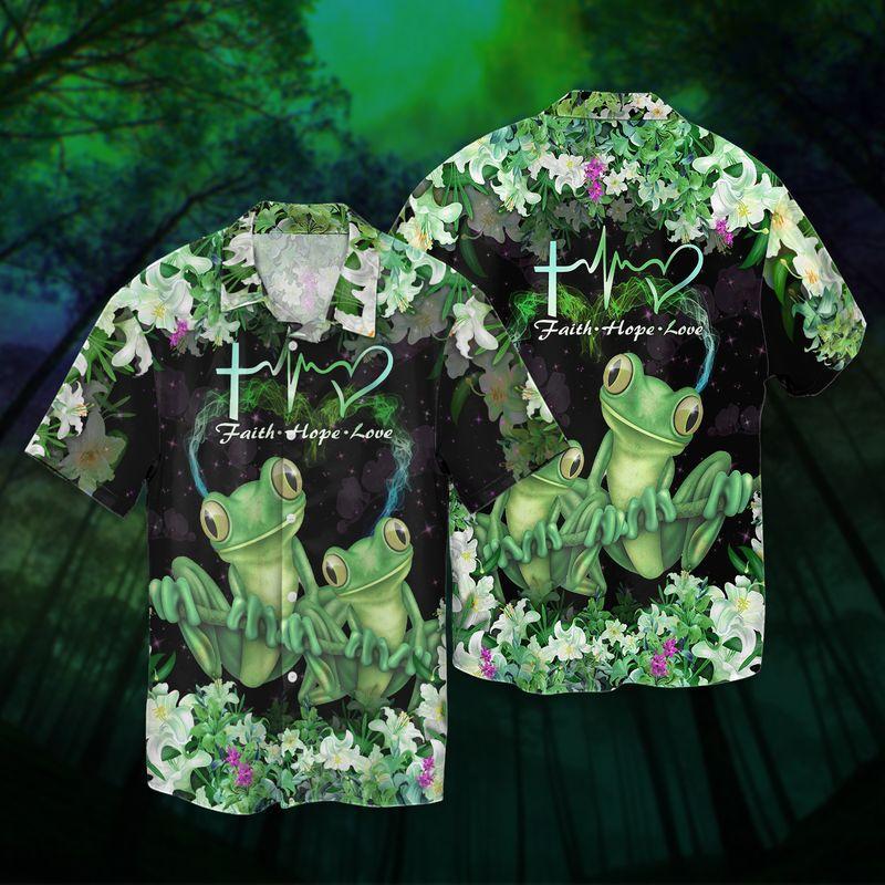Sweet Love Frog Hawaiian Shirt Pre12283
