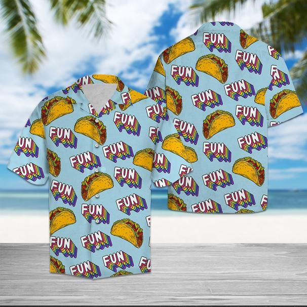 Taco Fun Summer Hawaiian Shirt Pre10528 Taco Fun Summer Hawaiian Shirt Pre10528