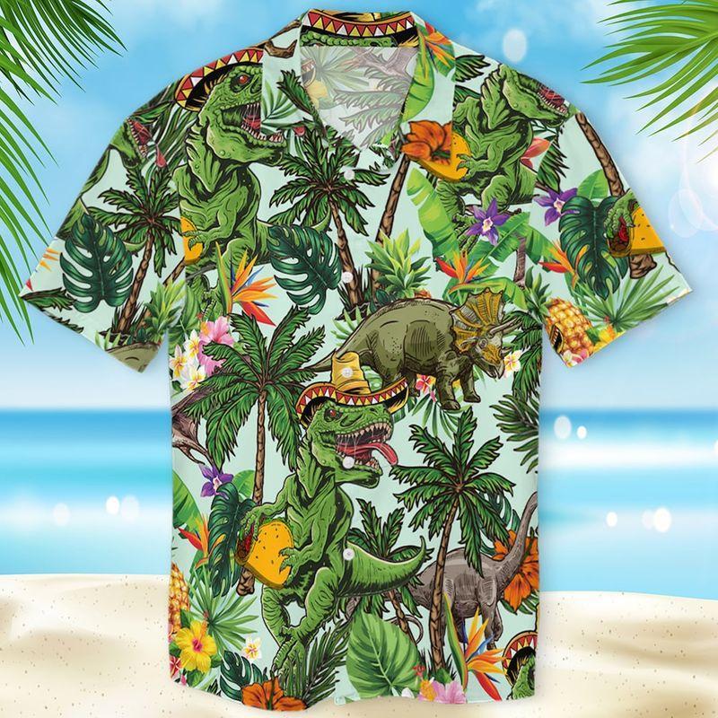 Taco T-Rex Hawaiian Shirt Pre11823