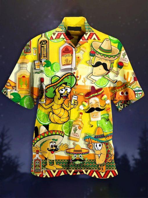 Tacos Tequila Hawaiian Shirt Pre11814
